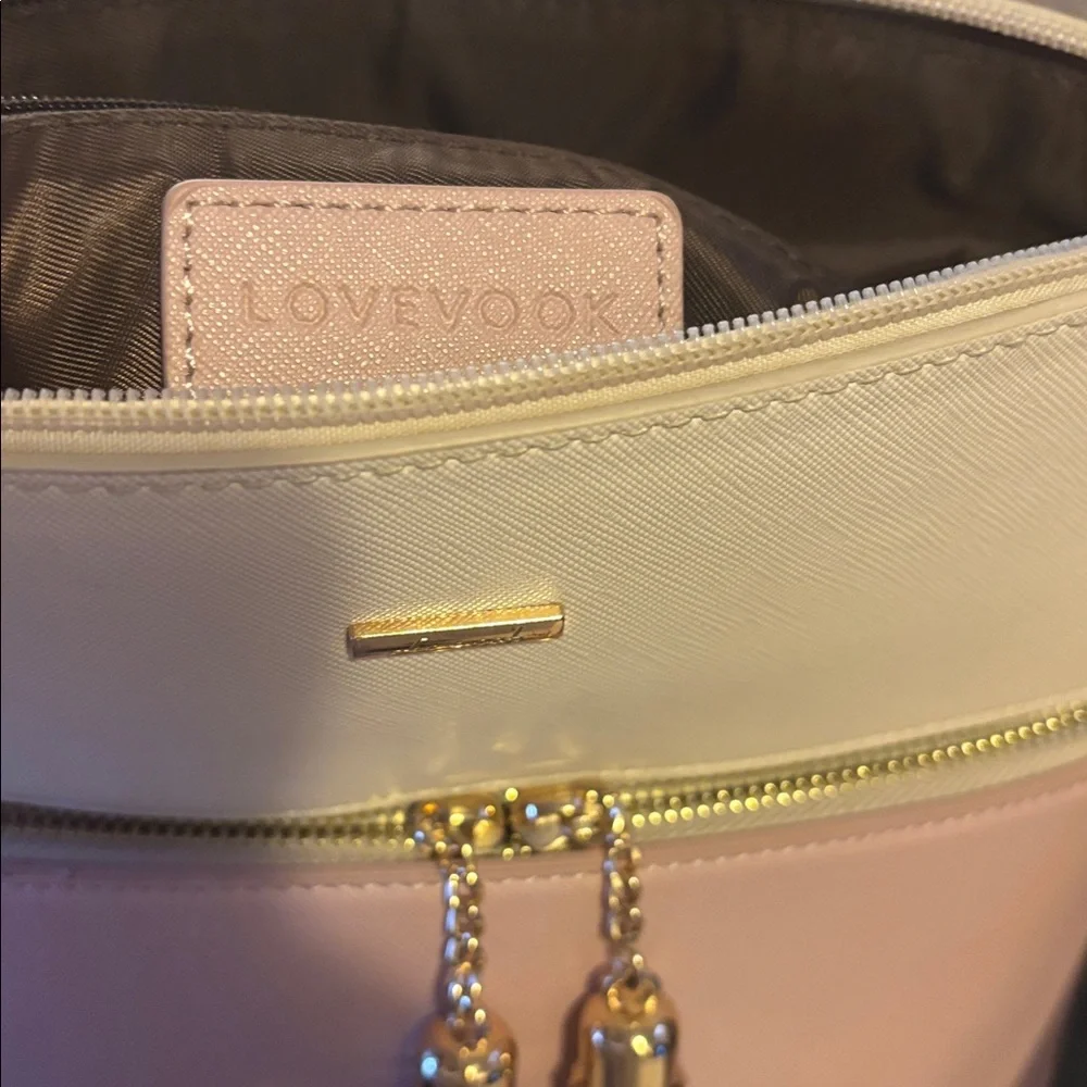 LOVEVOOK Elegant Two-Tone Crossbody Bag
